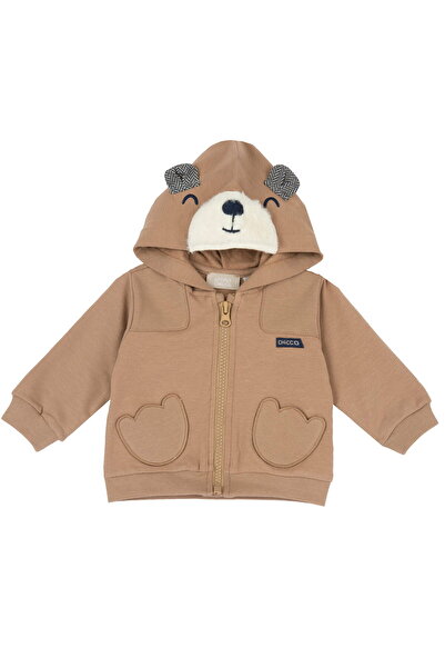 Chicco Baby Hanorac mediu pentru copii, 95% bumbac 5% elastan, 9 luni