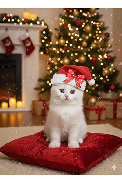 Winnie The Pet YAVRU KEDİ KIYAFETİ NOEL YILBAŞI PARTİ ŞAPKA