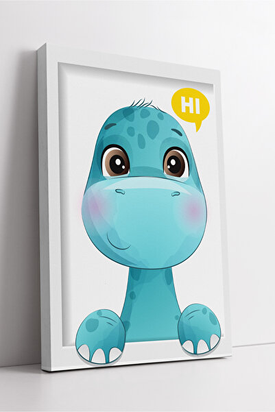 KOSS Dijital Decor de perete pentru camera copiilor cu dinozaur drăguț albast...