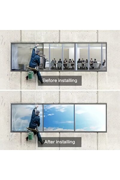 MaffStuff MaffStuff® Silver Window Film 70x200 cm – Mirror Effect, Privacy, Sun Protection