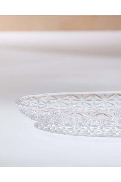 REDTAG Clear Glass Oval Plate (Small)