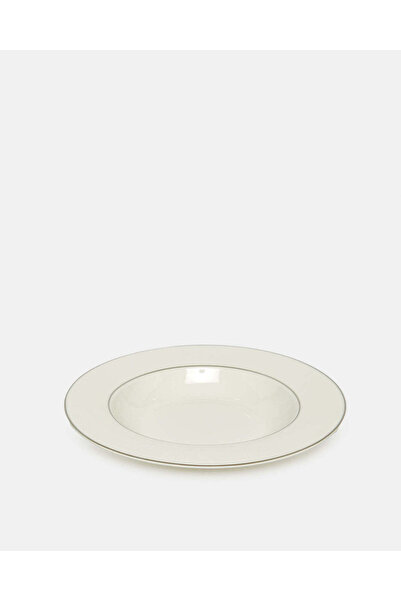 REDTAG White Embellished Soup Plate