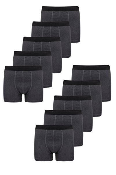 Paul Parker Pamuklu Likralı Antrasit Boxer