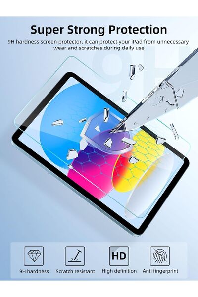 HYX SKEIDO Tempered Glass Screen Protector for iPad 11th (11-inch) / 10th Gen (10.9-inch)