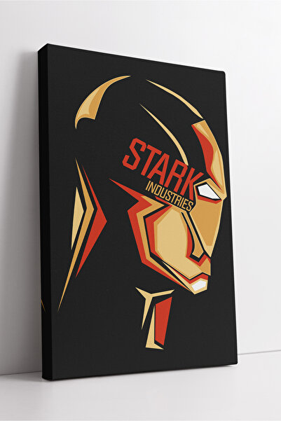 KOSS Dijital Pictură pe pânză Iron Man Stark Industries, ilustrație cu aur ro...