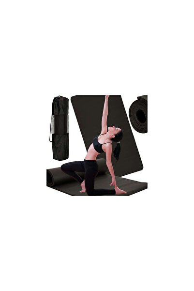 Three top online Yoga gymnastics training mat fitness karimata thick 1.5cm black + cover