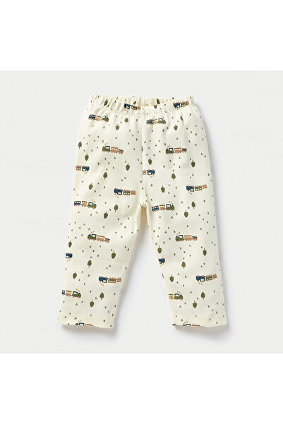 Juniors All-Over Train Print T-shirt and Pyjama Set