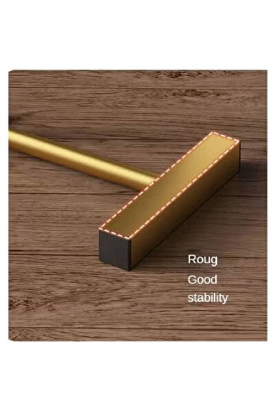 NKX Side Table Concave White Top and Gold Frame For Home Decoration 60cm