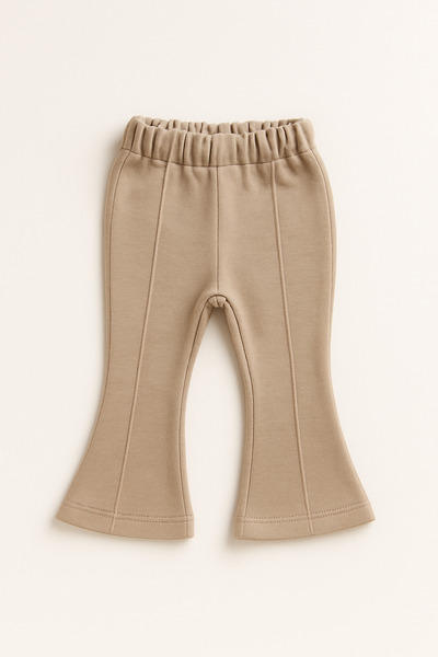 Uğur bebe Ecru Inflatable Vest Set , Leopard Detailed, 100% Cotton 3-Piece Transitional Stylish Set