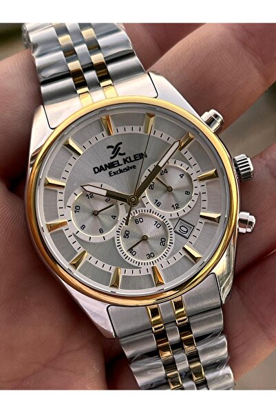 Daniel Klein Men's Wristwatch with Internal Functions Active 30 Mt Water Resistant 2 Years Warranty Fg.13351.8