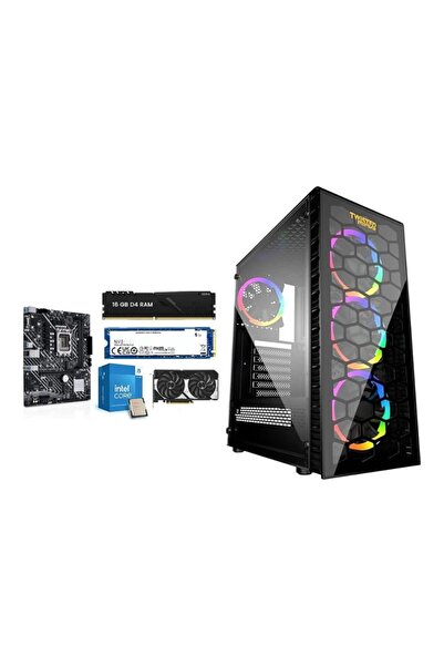 Twisted Minds Killstreak-03 Gaming Desktop PC, i5-12400F, 16GB DDR4 RAM, 1TB SSD, RTX 3050 6GB