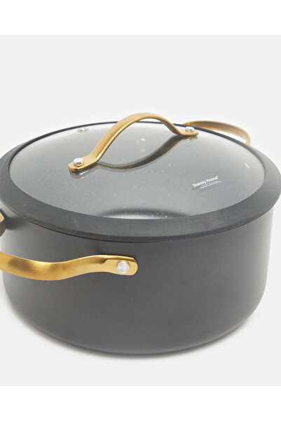 REDTAG Black Aluminum Non Stick Dutch Oven With Glass Lid (22Cm)