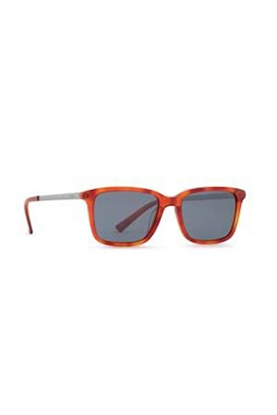 INVU Men's polarized square sunglasses, Mandarin orange/silver, V2903C