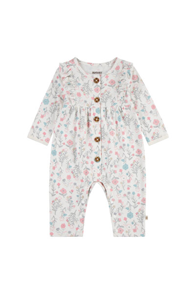 Huggies Snow White Girl's Hugg Button Front Coverall