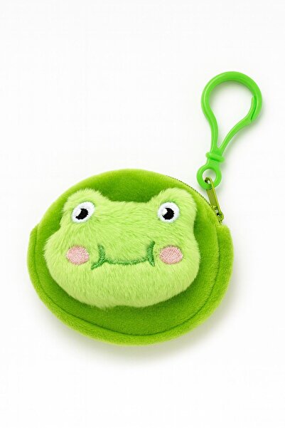 LEVİNA Sevimli Panda Peluş Cüzdan Makyaj Bozuk Para Çantası Anahtarlık Çanta ...