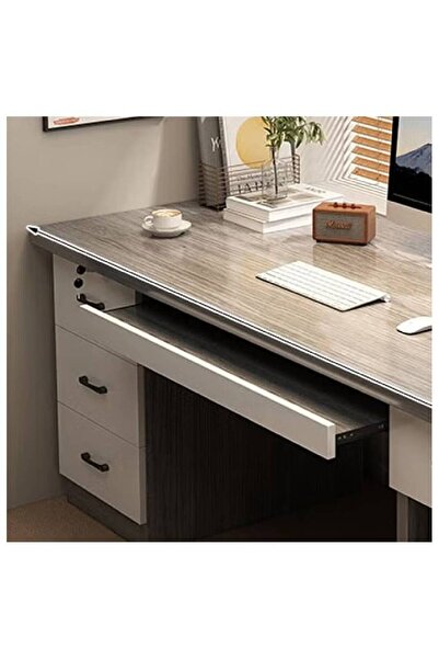 NKX Computer and Multifunction Table Home Office Workstation 140 CM with 3 Drawers