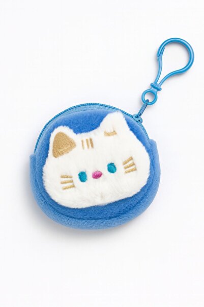 LEVİNA Sevimli Panda Peluş Cüzdan Makyaj Bozuk Para Çantası Anahtarlık Çanta ...