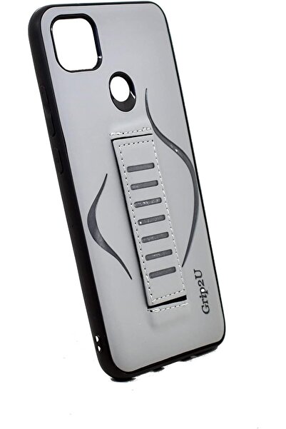 Generic Leather Case for Xiaomi Redmi 9C (Silver) - Back Cover, Synthetic Leather