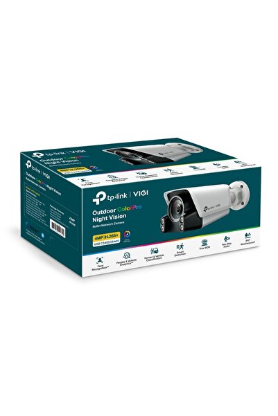 TP-LINK VIGI C340S VIGI 4MP Outdoor ColorPro Night Vision Bullet Network Camera