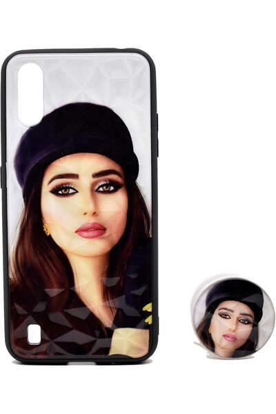 Generic Fashion crystal girls phone case for Samsung Galaxy A01 - Thermoplastic Polyurethane (Generic)