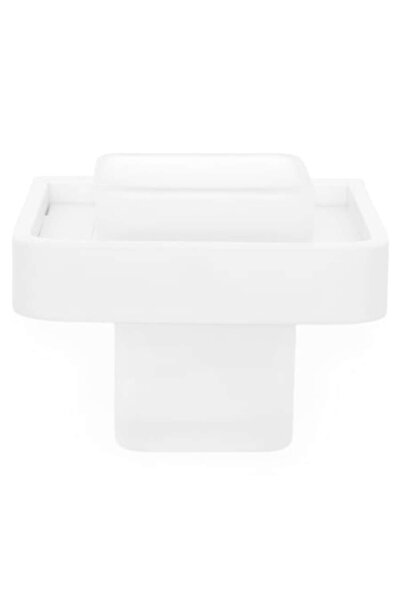 Maison Mex Suport pahar, BLAINE, L.11.7 l.11.4 H.8.6 cm, alb mat
