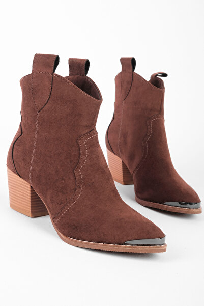 Lal Shoes & Bags Brush Women's Cowboy Short Boots B1596