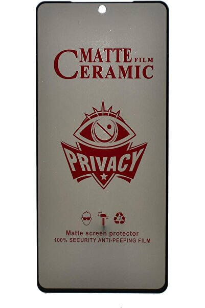 Generic واقي شاشة سيراميك غير لامع للخصوصية لهاتف سامسونج جالاكسي A71 (شفاف)