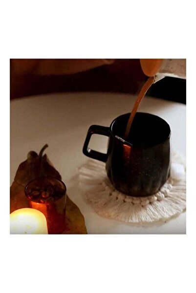 Generic Round Cotton Braid Thicken Non-Slip Placemat Cup Pad