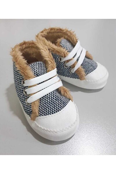 Sönmez Baby HASIR DESEN İÇİ TÜYLÜ ÖZEL SERİ KIŞLIK BEBE EV BOTU AYAKKABI