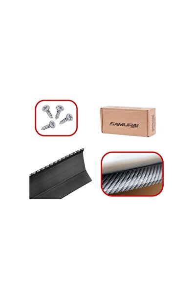 Three top online Bumper panel cover universal spoiler 2.5m black