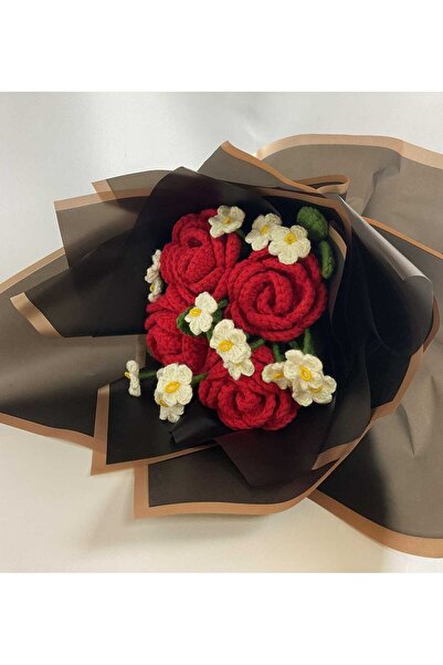 RZ Knitted Flower Artificial Rose Models