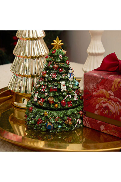 Karaca Home New Year Yılbaşı Teddy Tree Müzikli ve Hareketli Obje