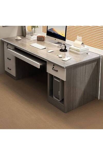 NKX Computer and Multifunction Table Home Office Workstation 140 CM with 3 Drawers