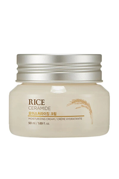 The Face Shop Rice & Ceramide Moisturizing Cream (ceramides & rice extract), 50 ml