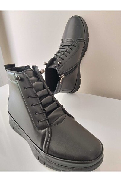 Wanetti حذاء أنيق وبسيط ومريح بسحاب جانبي ونعل مسطح