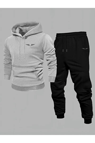bellanova Full Outfit Set for Men: Hooded Sweatshirt, Stylish Jacket,