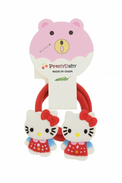 Shiklik Набір гумових шпильок з фігурками Hello Kitty для дівчаток (2 шт.)