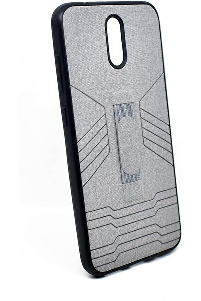 Generic Leather Cover with Holder for Nokia 2.3 (Grey)