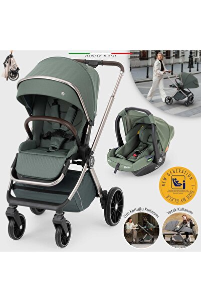 Elele Milazzo  Travel Sistem Bebek Arabası Yeşil