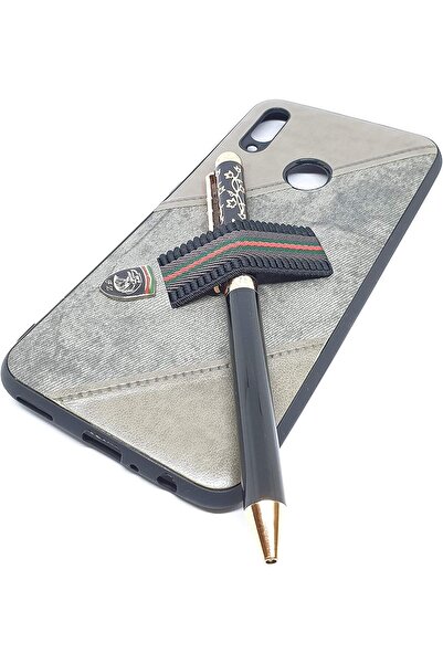 Other Leather case with stand for Huawei P Smart 2019 - Gray