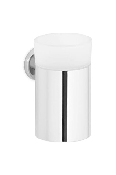 Maison Mex Cup holder, PARELLO, L.7 l.10 H.12 cm, chrome/sandblasted