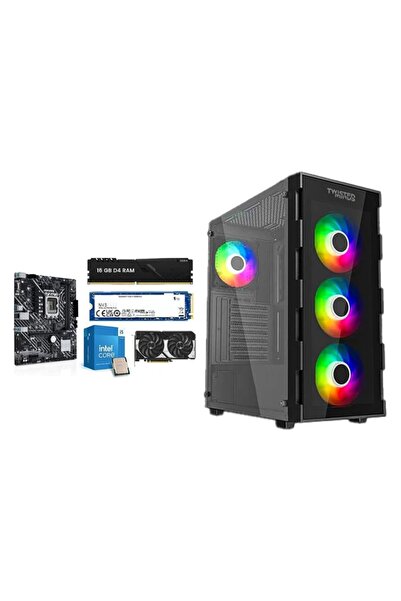 Twisted Minds Titan Gaming Desktop PC i5-12400F, 16GB DDR4 RAM, 1TB SSD RTX 3050 6GB, 650W PSU