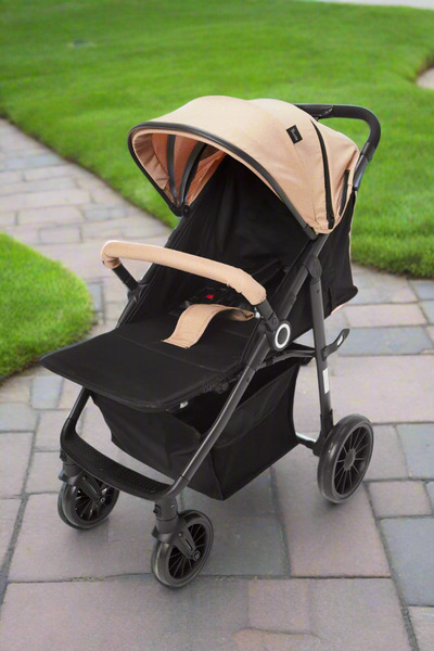 REDTAG Baby Pink Single Fold Baby Stroller
