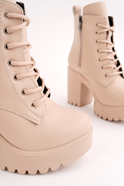 Madam Tarz Μπότες με κορδόνια Efsane 546