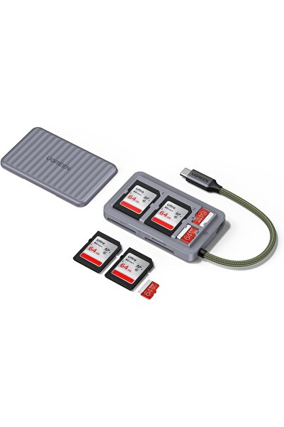 Generic UGREEN USB-C SD Card Reader with 4-Card Storage Case, High-Speed (up to 170MB/s)