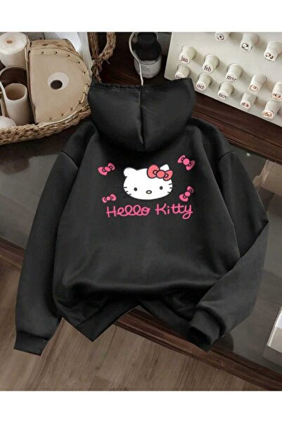 Hunors Sportswear & Company سويت شيرت هيلو كيتي مطبوع موديل للجنسين من القطن ...