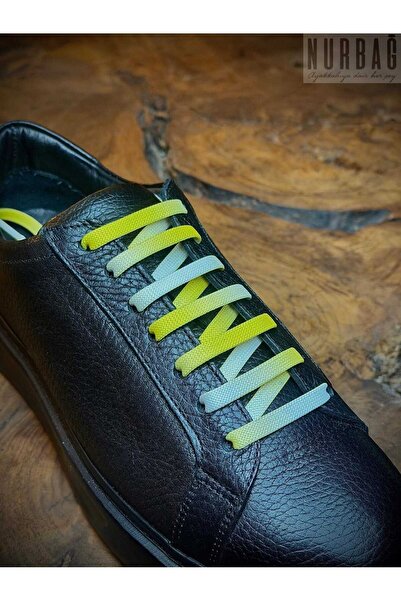 NURBAĞ DOKUMA Yellow and White Patterned 120 cm Tie