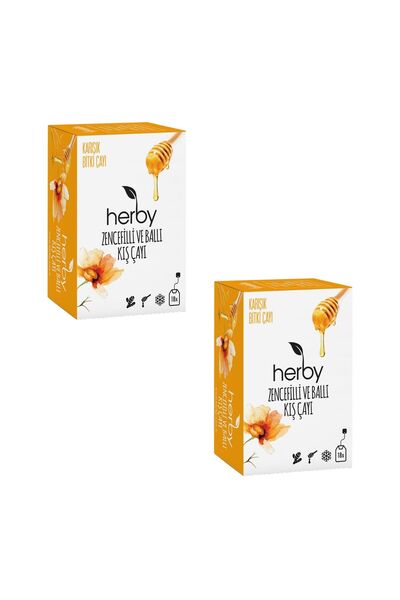 ODN Herby Ginger and Honey Winter Tea 18-Pack 27 g X2
