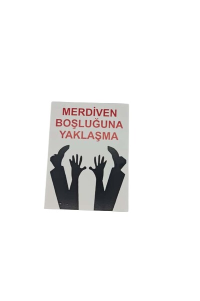 HiperAD Reklam Warning Sign for Approaching the Stairwell – Foil Print on 5 m...