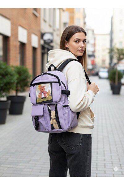 Rosmod Multi-Compartment Unisex Bag with Teddy Bear